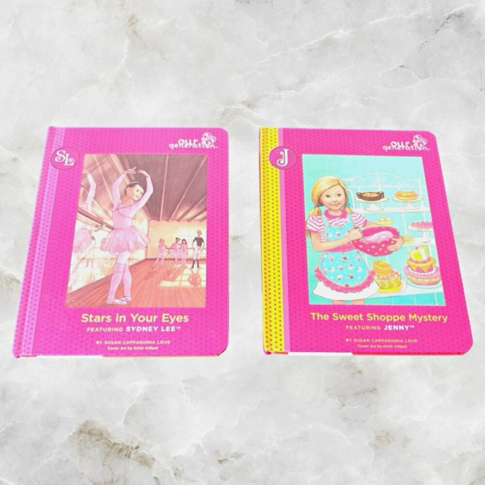 Generation Doll Hardcover Storybooks Set of 2 Stars In Your Eyes Jenny